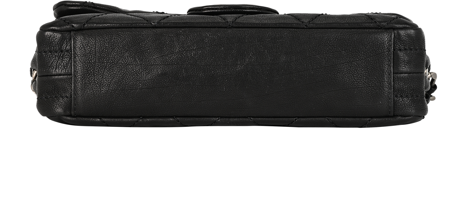 Chain Flap, &pound;1,500, Handbags, Black, Leather, Top view